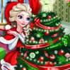 game Elsa Christmas Home