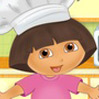 game Dora cooking crackers