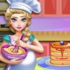 game Pregnant Elsa Baking Pancakes