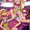 game Super Barbie Pyjama Party